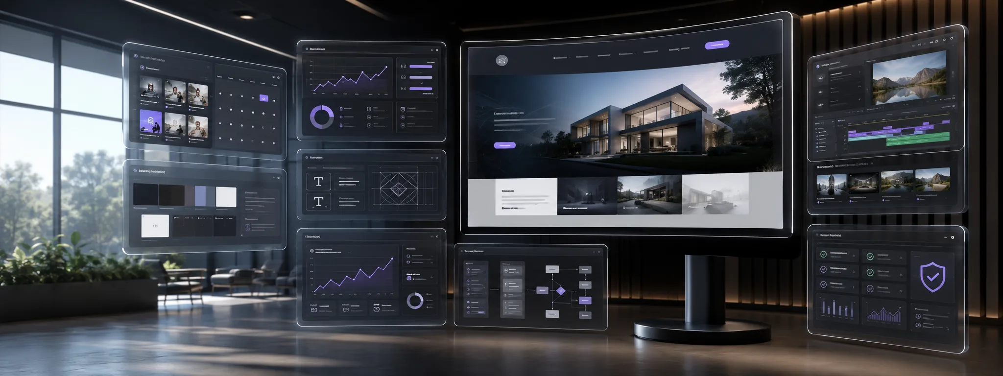 Rəqəmsal platformalar üçün 360Business hero vizualı